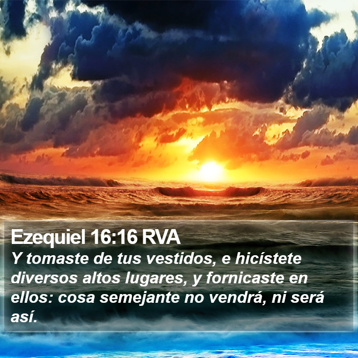 Ezequiel 16:16 RVA Bible Study