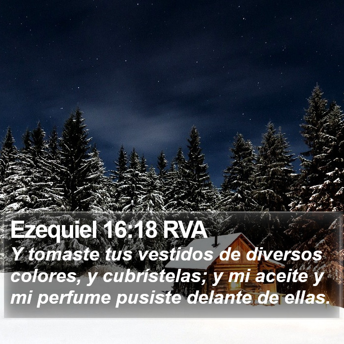 Ezequiel 16:18 RVA Bible Study