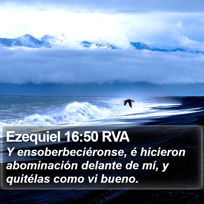 Ezequiel 16:50 RVA Bible Study