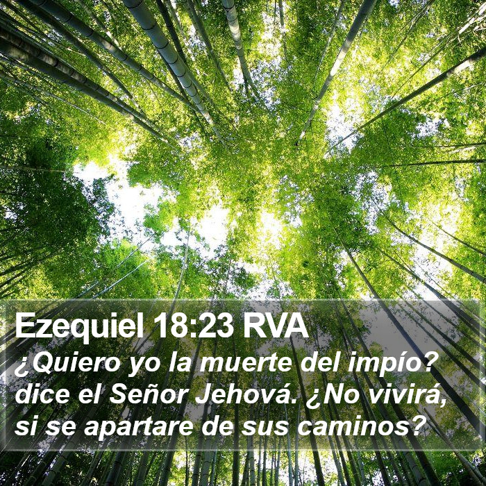 Ezequiel 18:23 RVA Bible Study