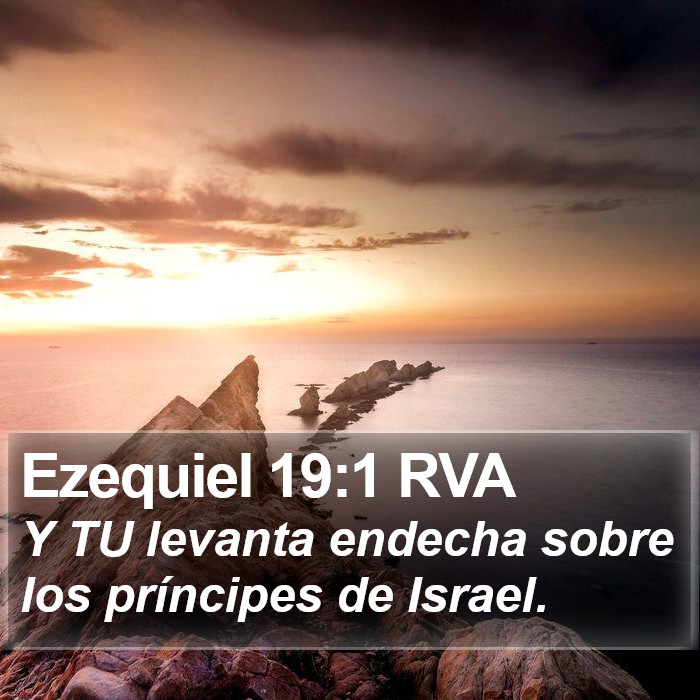 Ezequiel 19:1 RVA Bible Study