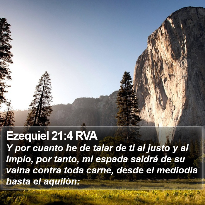 Ezequiel 21:4 RVA Bible Study