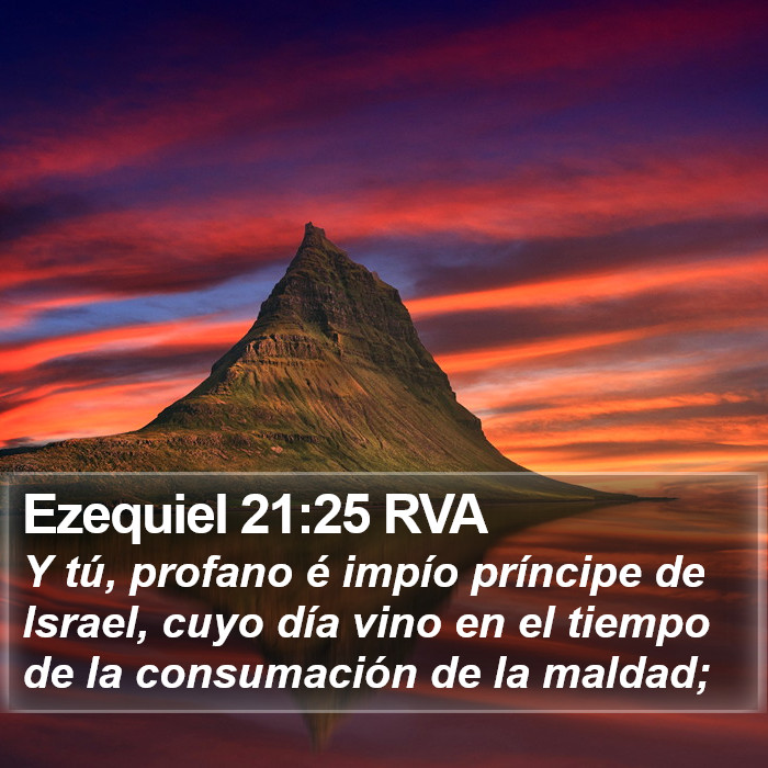 Ezequiel 21:25 RVA Bible Study