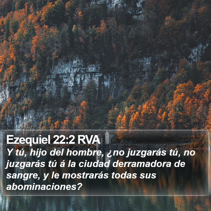 Ezequiel 22:2 RVA Bible Study