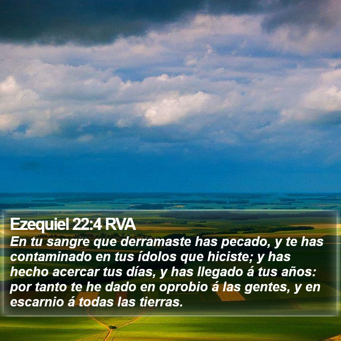 Ezequiel 22:4 RVA Bible Study