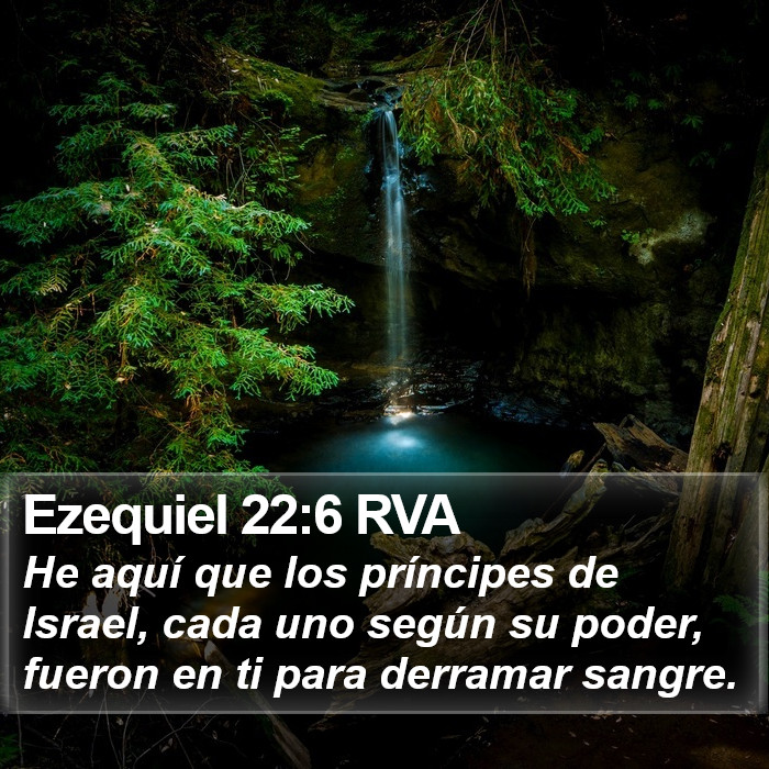 Ezequiel 22:6 RVA Bible Study