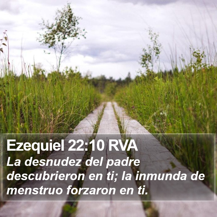 Ezequiel 22:10 RVA Bible Study