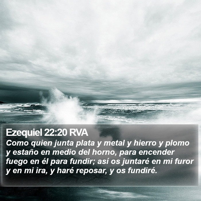 Ezequiel 22:20 RVA Bible Study