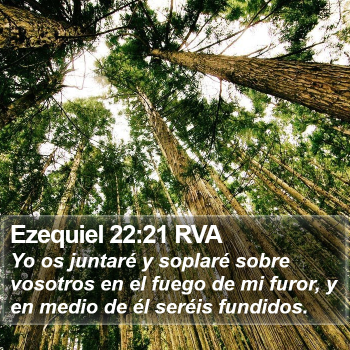 Ezequiel 22:21 RVA Bible Study