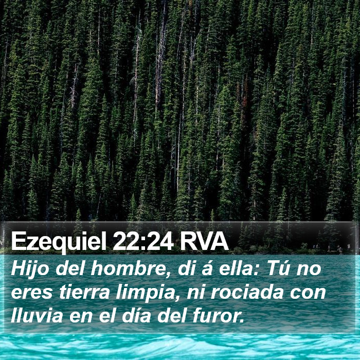 Ezequiel 22:24 RVA Bible Study