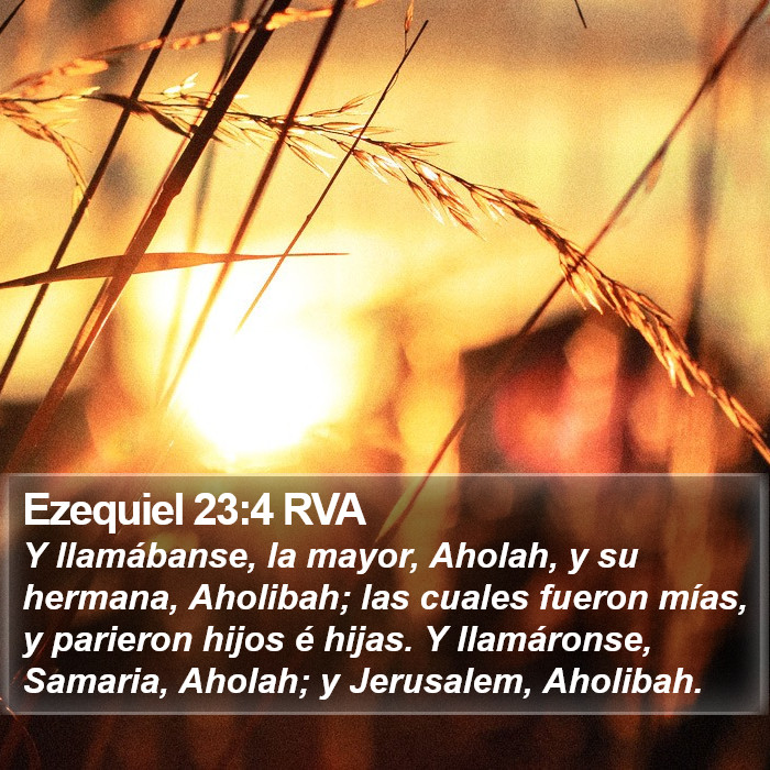Ezequiel 23:4 RVA Bible Study