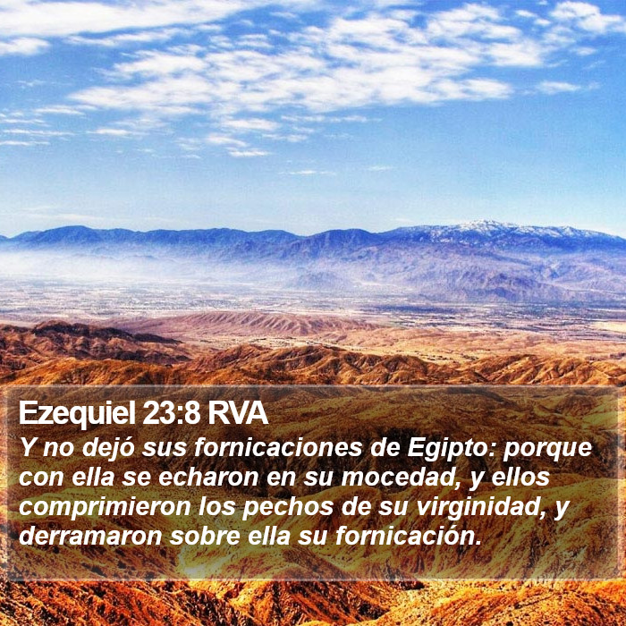 Ezequiel 23:8 RVA Bible Study