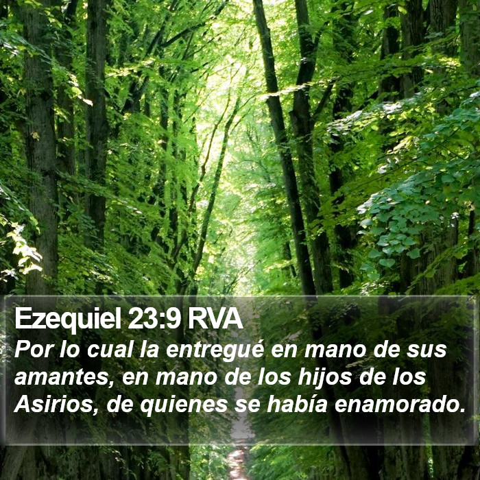 Ezequiel 23:9 RVA Bible Study