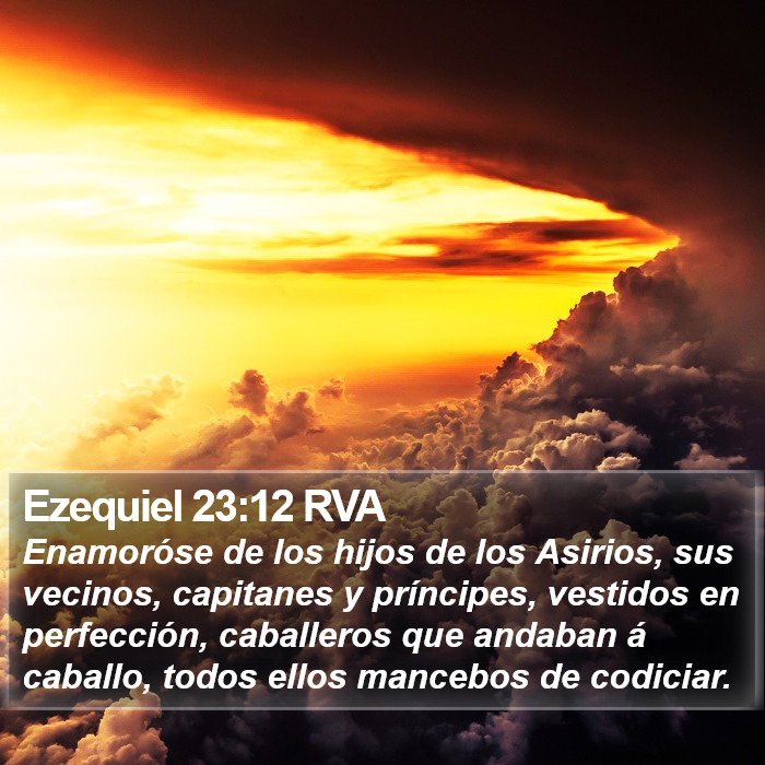 Ezequiel 23:12 RVA Bible Study