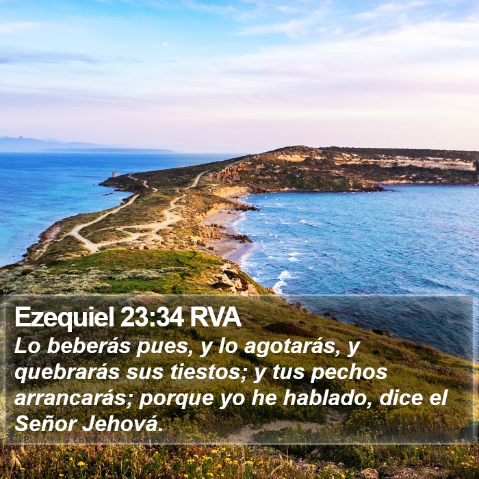 Ezequiel 23:34 RVA Bible Study