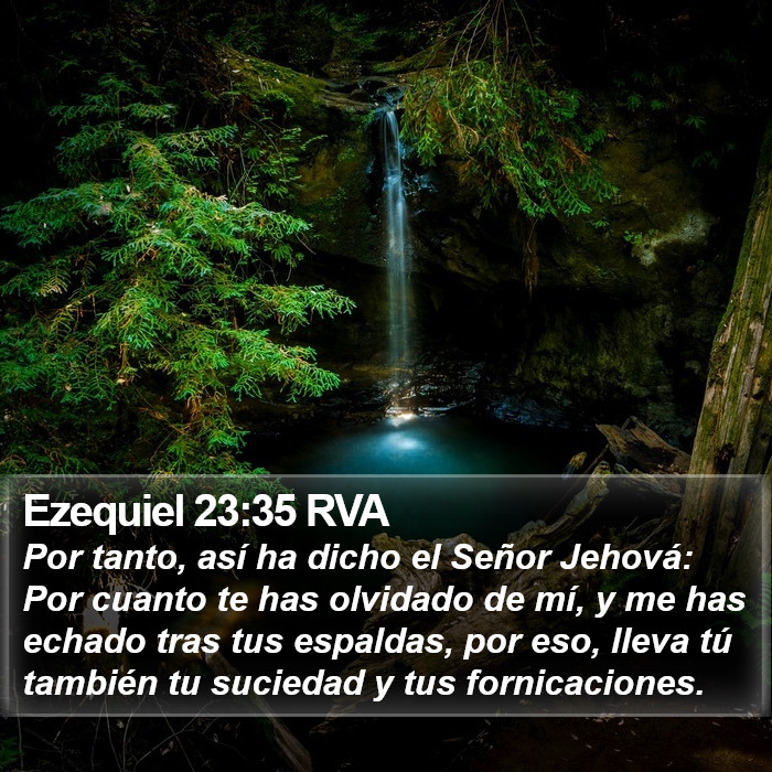 Ezequiel 23:35 RVA Bible Study