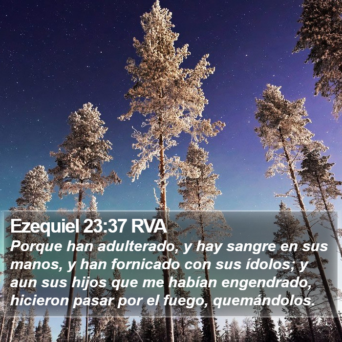 Ezequiel 23:37 RVA Bible Study