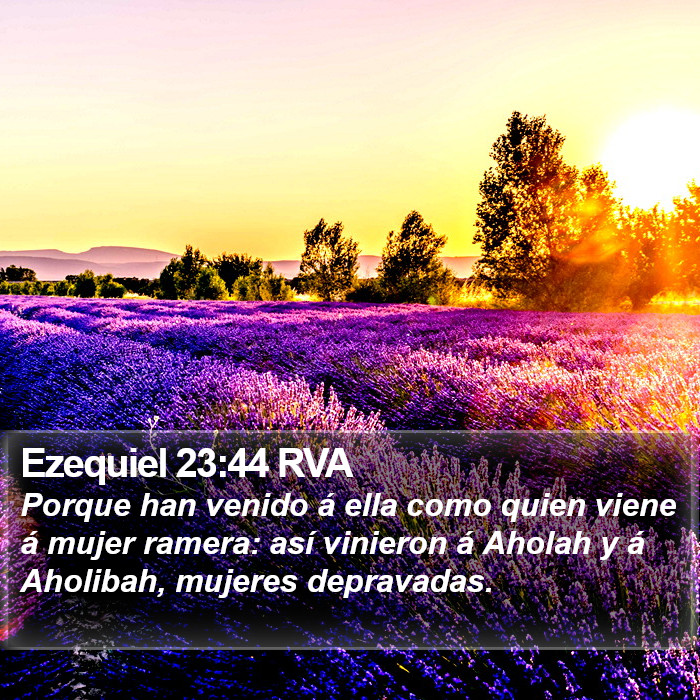 Ezequiel 23:44 RVA Bible Study