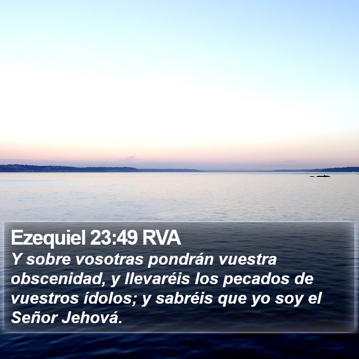 Ezequiel 23:49 RVA Bible Study