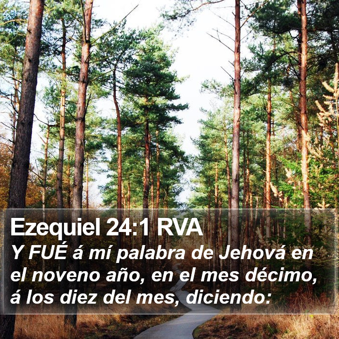 Ezequiel 24:1 RVA Bible Study