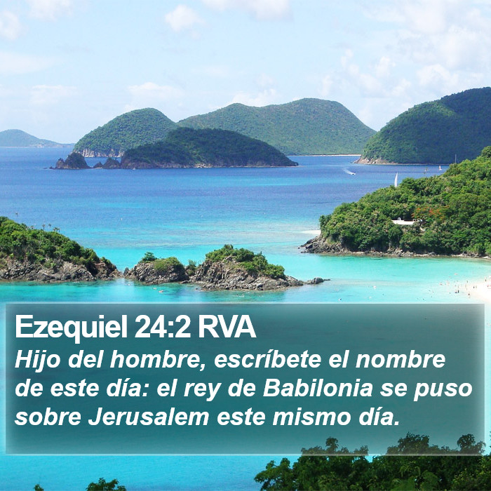 Ezequiel 24:2 RVA Bible Study