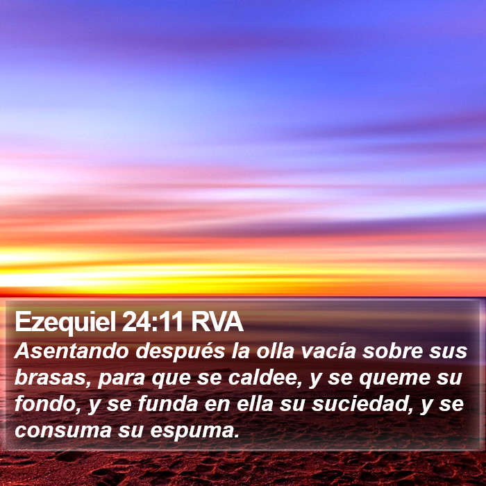 Ezequiel 24:11 RVA Bible Study