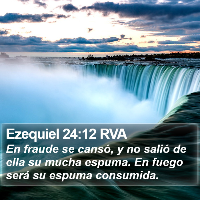 Ezequiel 24:12 RVA Bible Study