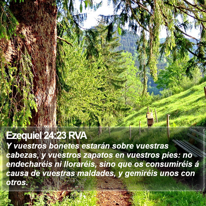 Ezequiel 24:23 RVA Bible Study