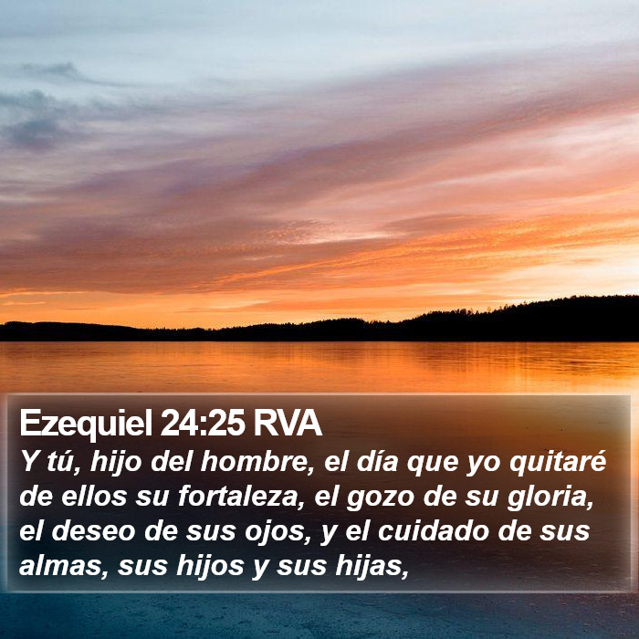 Ezequiel 24:25 RVA Bible Study