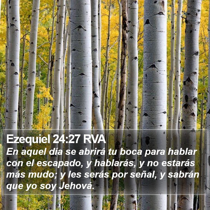 Ezequiel 24:27 RVA Bible Study