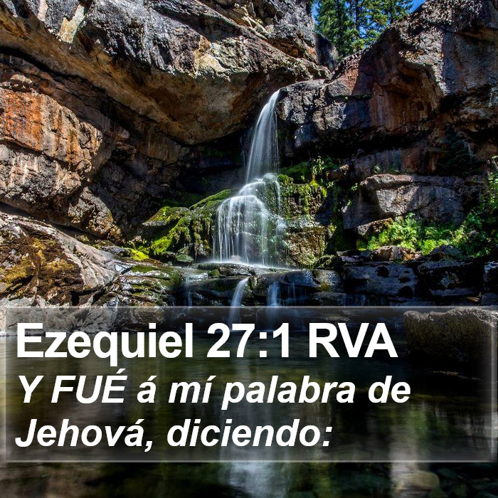 Ezequiel 27:1 RVA Bible Study