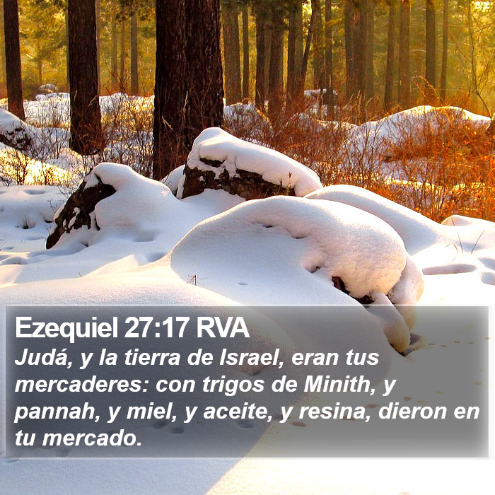 Ezequiel 27:17 RVA Bible Study