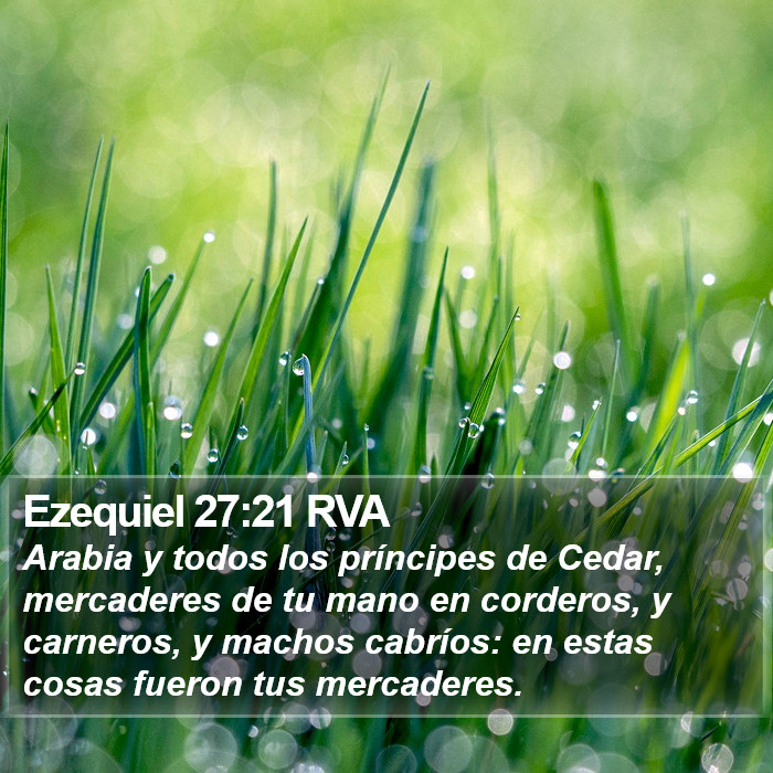 Ezequiel 27:21 RVA Bible Study