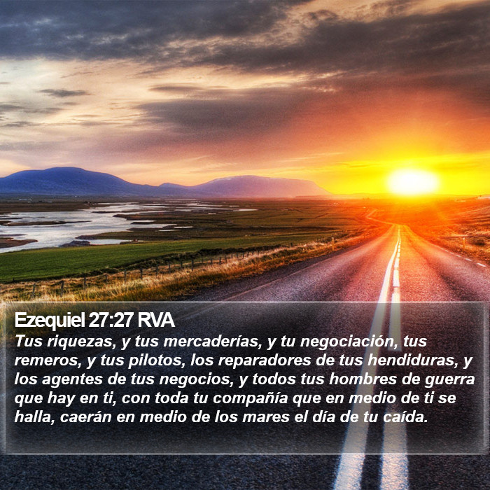 Ezequiel 27:27 RVA Bible Study