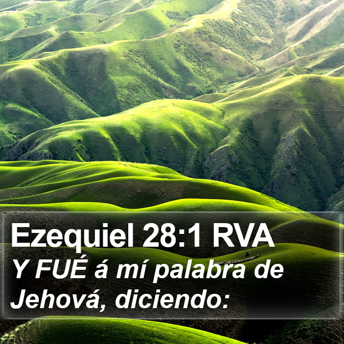 Ezequiel 28:1 RVA Bible Study