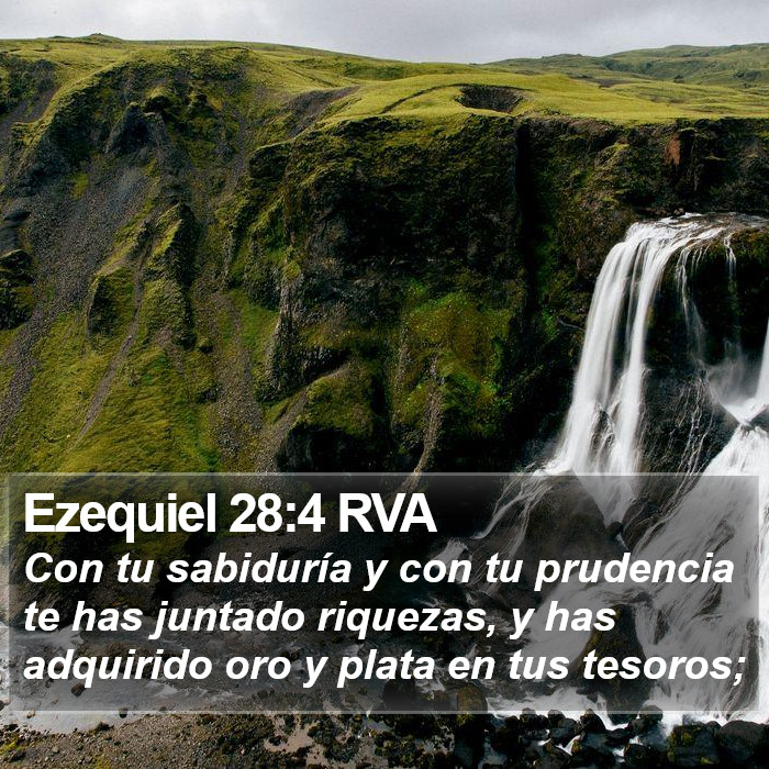 Ezequiel 28:4 RVA Bible Study