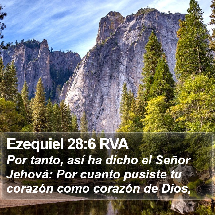 Ezequiel 28:6 RVA Bible Study