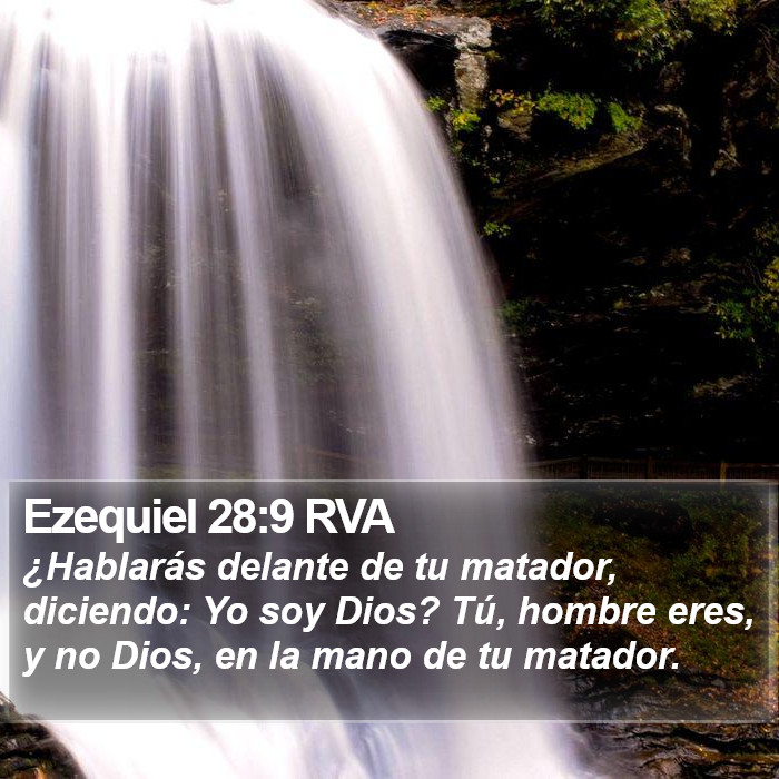 Ezequiel 28:9 RVA Bible Study