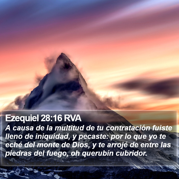 Ezequiel 28:16 RVA Bible Study