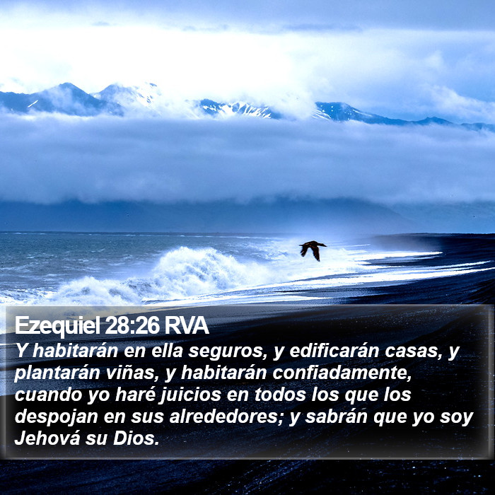 Ezequiel 28:26 RVA Bible Study