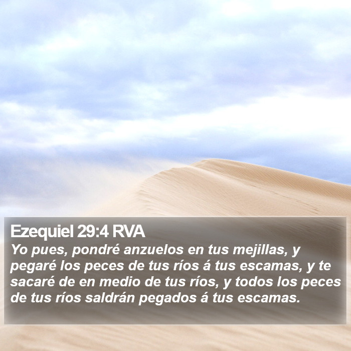 Ezequiel 29:4 RVA Bible Study