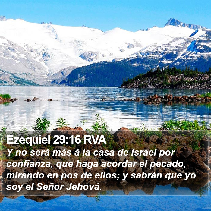 Ezequiel 29:16 RVA Bible Study