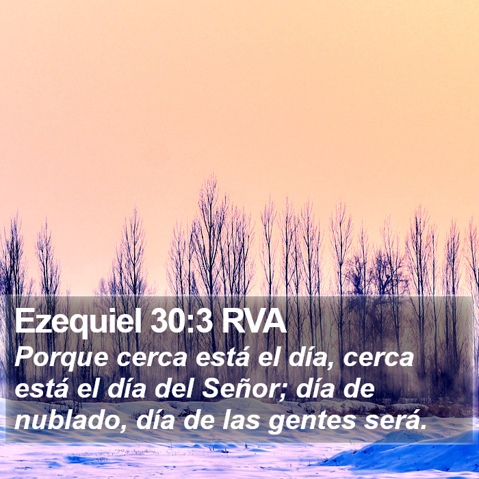 Ezequiel 30:3 RVA Bible Study