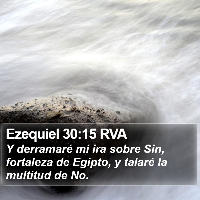 Ezequiel 30:15 RVA Bible Study