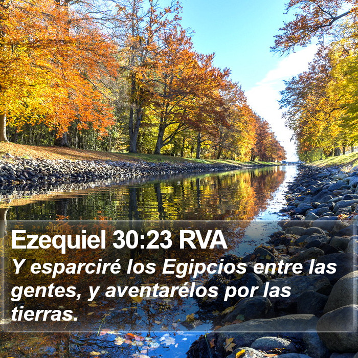 Ezequiel 30:23 RVA Bible Study