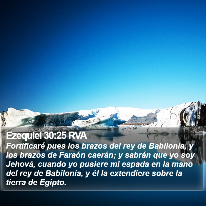 Ezequiel 30:25 RVA Bible Study