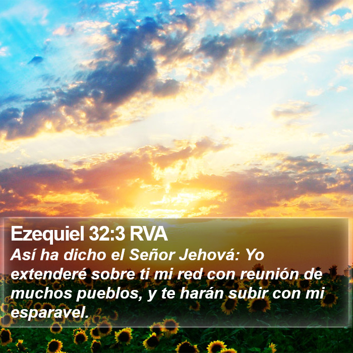 Ezequiel 32:3 RVA Bible Study