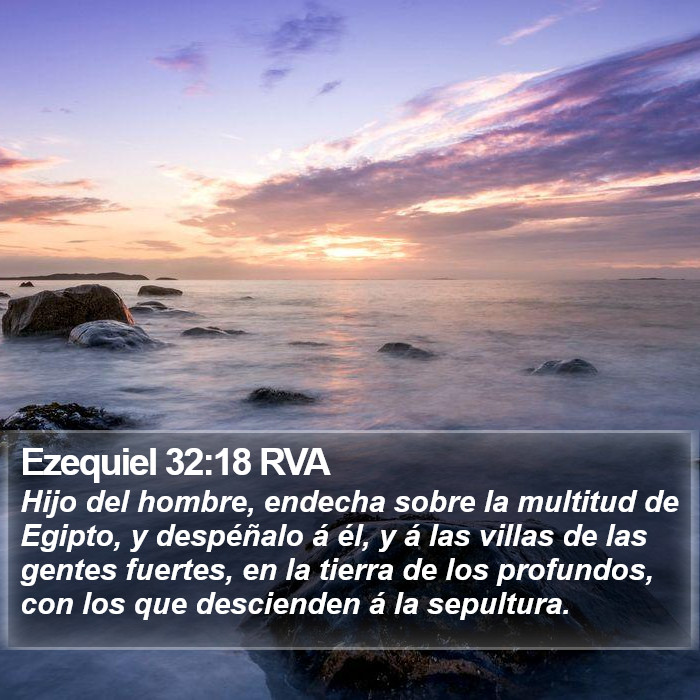 Ezequiel 32:18 RVA Bible Study