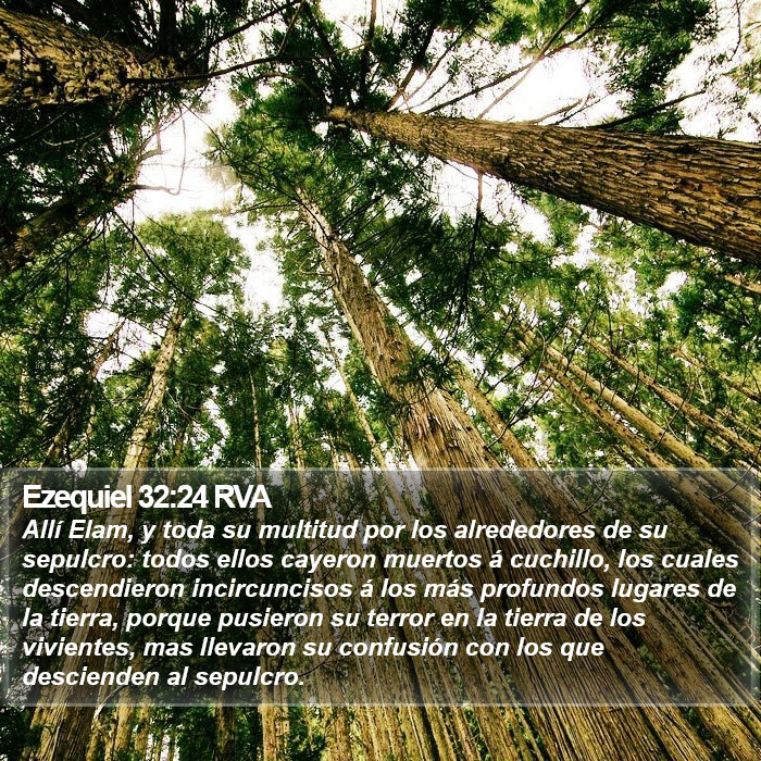 Ezequiel 32:24 RVA Bible Study