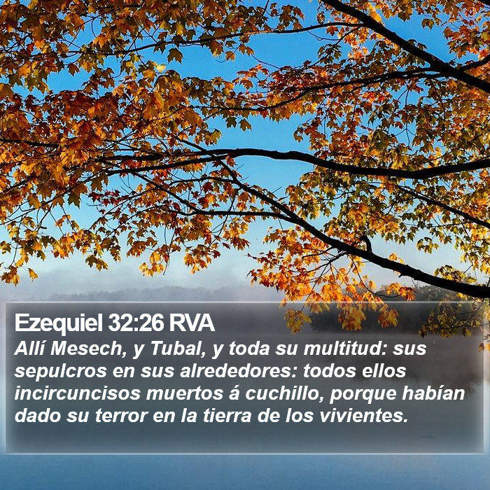 Ezequiel 32:26 RVA Bible Study